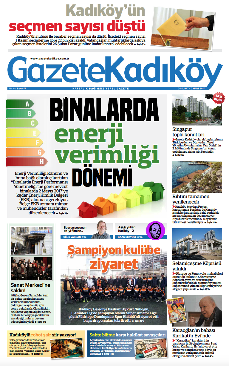 Gazete Kadıköy - 877. SAYI